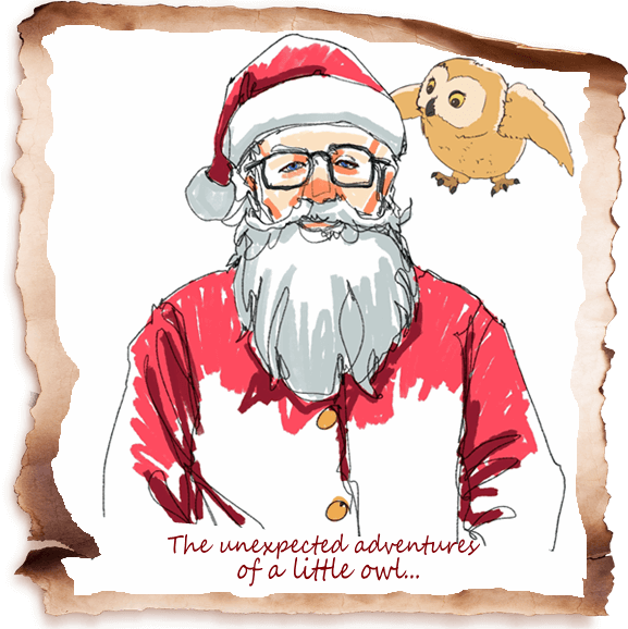 Scribbly Santa
